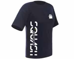 Biddenden Squash Club branded T-shirt featuring club logo – official club kit available to members.