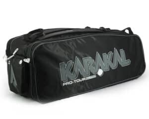 Karakal Pro Tour 12 Racket Bag – high-capacity squash bag with multiple compartments, available at CGSquash.
