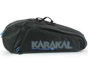 Karakal Pro Tour 4 Racket Bag – compact squash bag for up to 4 rackets with accessory pockets, available at CGSquash.
