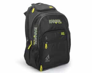 Karakal Pro Tour Backpack – compact squash backpack for everyday use, with racket compartment and storage pockets. Available at CGSquash.