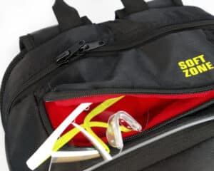 Karakal Pro Tour Backpack – compact squash backpack for everyday use, with racket compartment and storage pockets. Available at CGSquash.