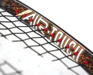 Karakal Air Touch squash racket – lightweight frame with mid-balance and Fast Fibre technology, available at CGSquash.