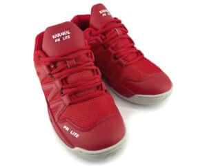 Karakal ProLite Red court shoes – lightweight indoor shoe offering comfort, breathability, and grip, available at CGSquash.