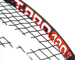 Karakal T Pro 120 squash racket – lightweight professional frame with a teardrop design for power and control, available at CGSquash.