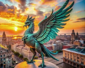 Stock image of the Liverpool Liver Bird – used to represent Biddenden Squash Club’s annual squash tour to Liverpool.