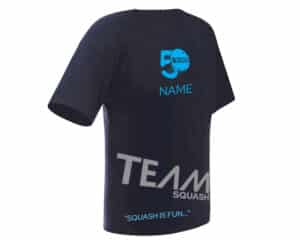 Biddenden Squash Club team T-shirt – official match shirt worn by team players representing the club.